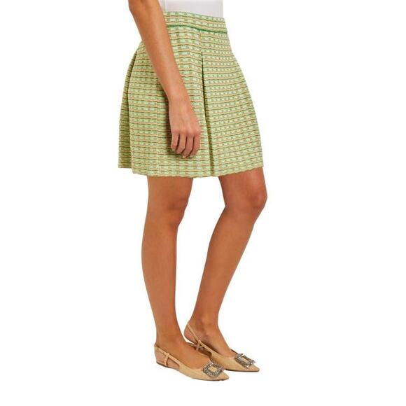 Misook Pleat Detail Soft Tweed Knit Skirt - Picture 2 of 12